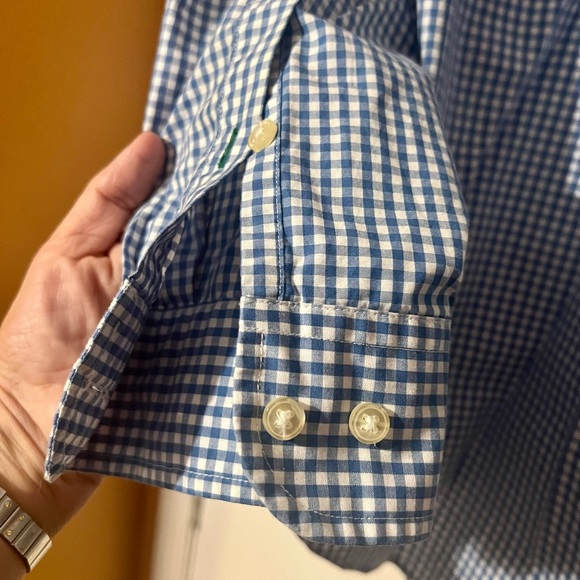 Vintage Tommy Hilfiger mixed Pleated/Hawaiian Long Sleeve Shirt (Rare) L - Picture 6 of 8